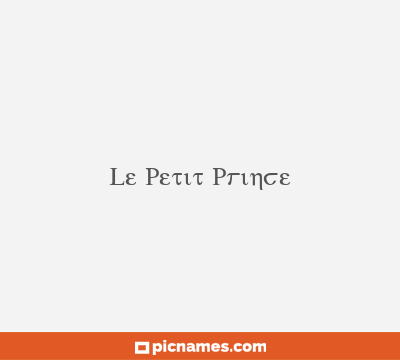 Le Petit Prince